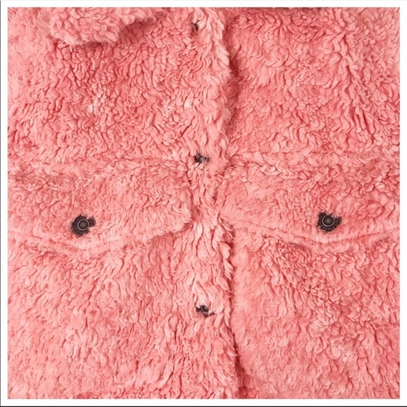 NWT Free People Pink Teddy‎ Cropped Jacket Size XS - Picture 9 of 13